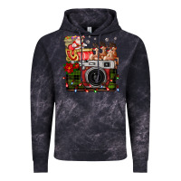 Cloud Black Christmas Santa Vintage Camera Vintage Hoodie - FaDigitalArtStudio