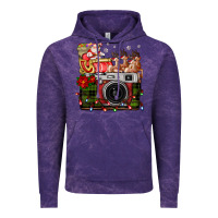 Cloud Purple Christmas Santa Vintage Camera Vintage Hoodie - FaDigitalArtStudio