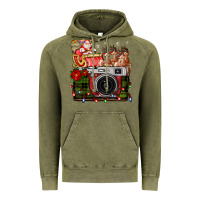 Vintage Olive Christmas Santa Vintage Camera Vintage Hoodie - FaDigitalArtStudio