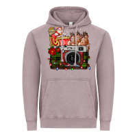 Vintage Zinc Christmas Santa Vintage Camera Vintage Hoodie - FaDigitalArtStudio