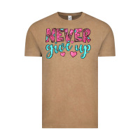 Vintage Coffee never give up Vintage Tee - JahusDesignShop