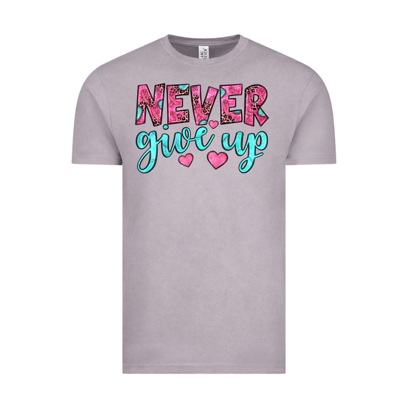 Never Give Up Vintage Tee by JahusDesignShop | Teevron