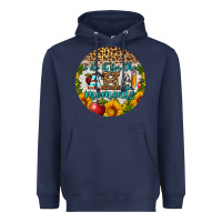 Navy i do it for the aha moments round earring Heavyweight Hoodie - BundleAndBundleShop