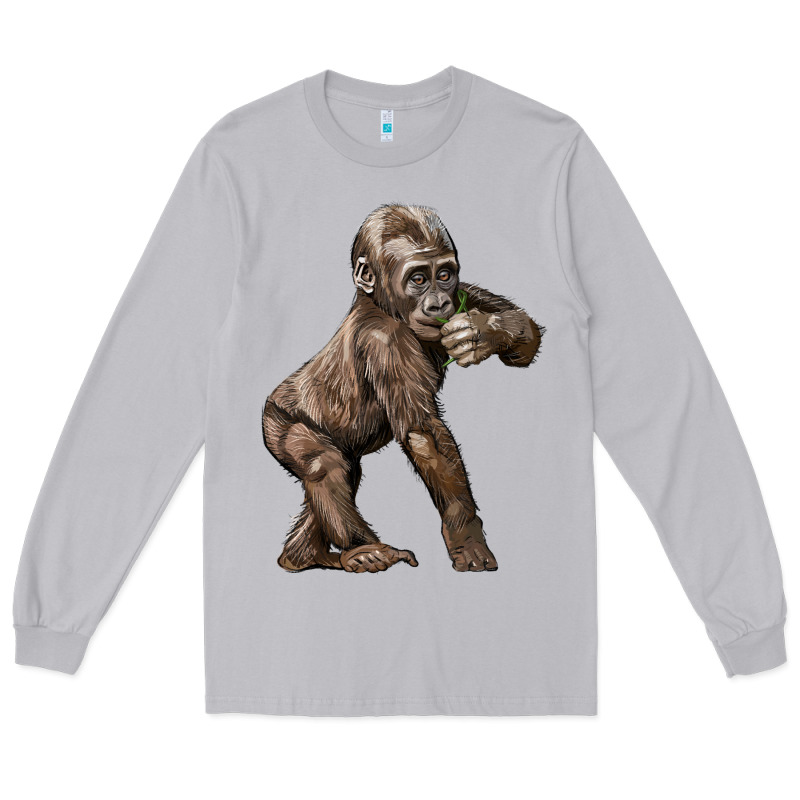 Baby Gorilla Long Sleeve Tee by LillyAllenDesigns | Teevron