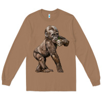 Toasted Coconut Baby Gorilla Long Sleeve Tee - LillyAllenDesigns