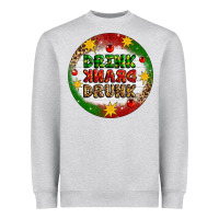 Heather Grey Drink Drank Drunk Heavyweight Sweatshirt - Artiststas