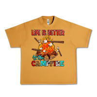 Peanut Butter life is better by the campfire with marshmallows Urban Heavy Tee - AdoDesignShop