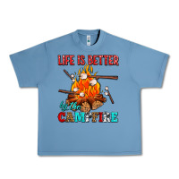 Life Is Better By The Campfire With Marshmallows Urban Heavy Tee | Teevron