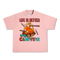 Salmon life is better by the campfire with marshmallows Urban Heavy Tee - AdoDesignShop