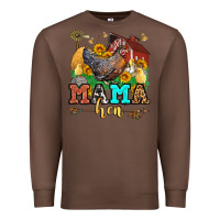 Chestnut mama hen Premium Sweatshirt - LillyAllenDesigns
