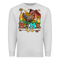 Dove Grey mama hen Premium Sweatshirt - LillyAllenDesigns