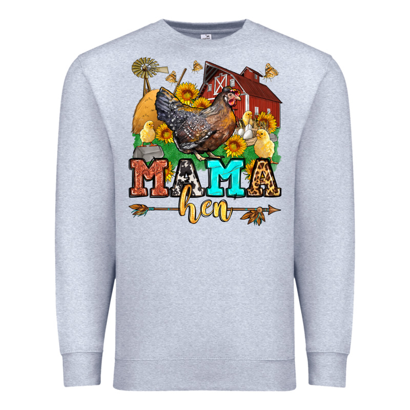 Mama Hen Premium Sweatshirt by LillyAllenDesigns | Teevron