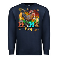 Navy mama hen Premium Sweatshirt - LillyAllenDesigns