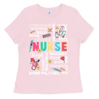Bubblegum Pink nurse word Ladies Tee - JahusDesignShop