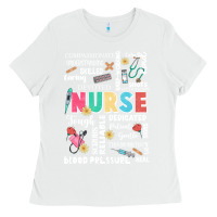 White nurse word Ladies Tee - JahusDesignShop