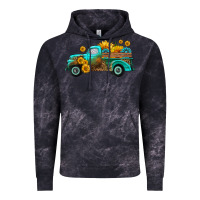 Cloud Black farm truck with sunflower Vintage Hoodie - HRA Design Shop