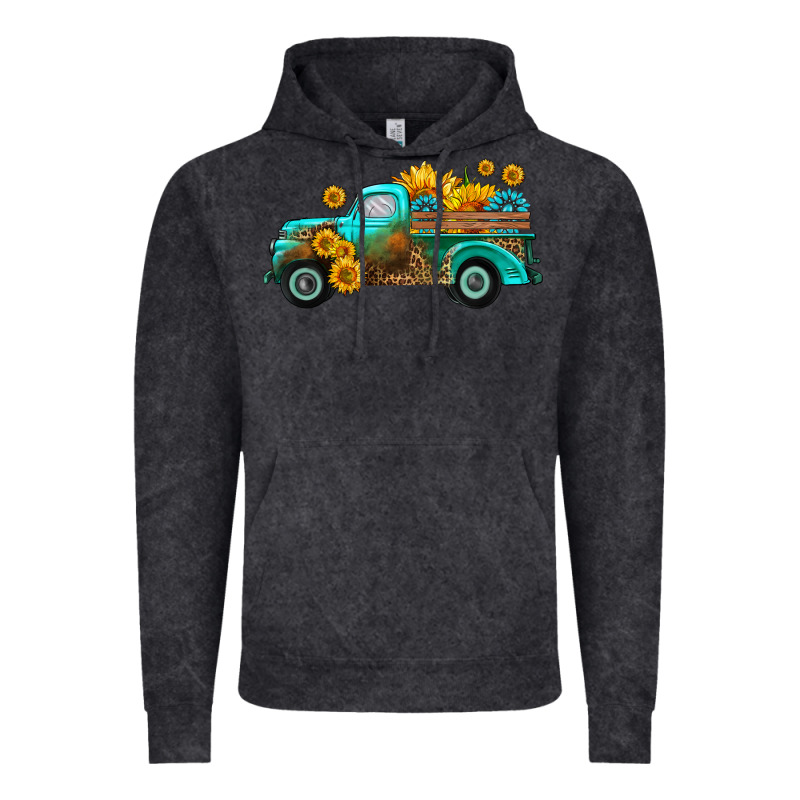 Farm Truck With Sunflower Vintage Hoodie by HRA Design Shop | Teevron