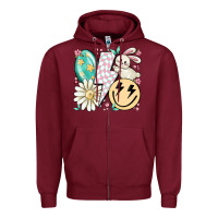 Retro Easter Zipper Hoodie | Teevron