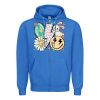 True Royal retro easter Zipper Hoodie - MaliasSmallBusiness