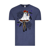 Vintage Denim freak ghost halloween Vintage Tee - BundleAndBundleShop