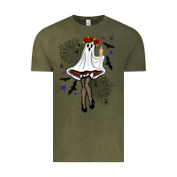 Vintage Olive freak ghost halloween Vintage Tee - BundleAndBundleShop