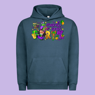Mardi Gras Party Urban Hoodie Designed By Cowgirlartshop