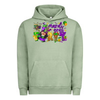 Pigment Oil Green mardi gras party Urban Hoodie - CowGirlArtShop
