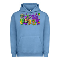 Pigment Pebble Blue mardi gras party Urban Hoodie - CowGirlArtShop