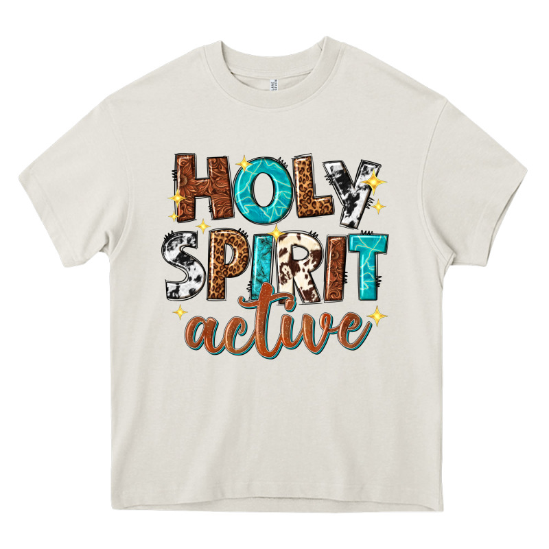 Holy Spirit Active Heavy Core Tee by texasbilliewilder | Teevron