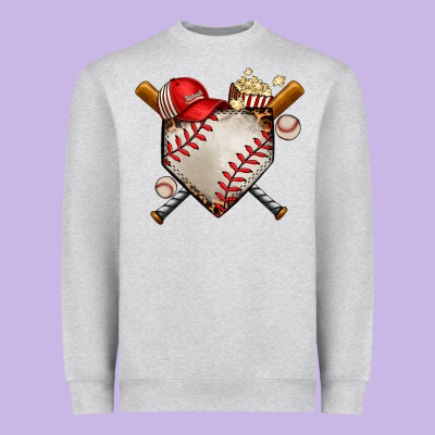 Baseball Heavyweight Sweatshirt Designed By Adodesignshop