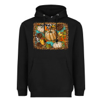 Black fall pumpkin background Heavyweight Hoodie - BundleAndBundleShop