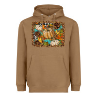 Fall Pumpkin Background Heavyweight Hoodie | Teevron
