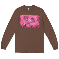 Chestnut Distressed breast cancer background Long Sleeve Tee - Jasminsmagicworld