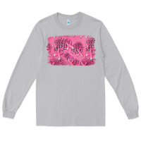 Moon Dust Distressed breast cancer background Long Sleeve Tee - Jasminsmagicworld