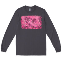 Smoke Distressed breast cancer background Long Sleeve Tee - Jasminsmagicworld