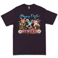 Plum Happy Easter Heifers Premium Tee - RanaPortraitStore
