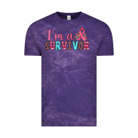 Cloud Purple i'm a survivor Vintage Tee - JahusDesignShop
