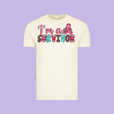 I'm A Survivor Vintage Tee Designed By Jahusdesignshop