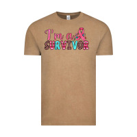 Vintage Coffee i'm a survivor Vintage Tee - JahusDesignShop