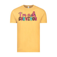 Vintage Mustard i'm a survivor Vintage Tee - JahusDesignShop