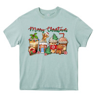 Arona merry christmas gingerbread coffee cups Heavy Core Tee - Zillion Design Studio