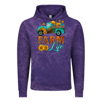 Cloud Purple farm truck  farm life with sunflower Vintage Hoodie - HRA Design Shop