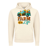 Vintage Artic farm truck  farm life with sunflower Vintage Hoodie - HRA Design Shop
