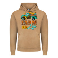 Vintage Camel farm truck  farm life with sunflower Vintage Hoodie - HRA Design Shop