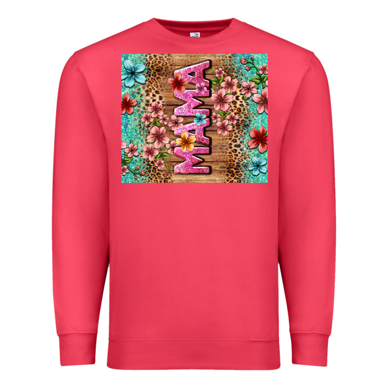 Floral Mama Premium Sweatshirt by LillyAllenDesigns | Teevron