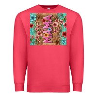 Cardinal floral mama Premium Sweatshirt - LillyAllenDesigns