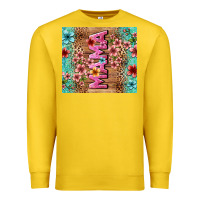 Lemon floral mama Premium Sweatshirt - LillyAllenDesigns
