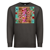 Smoke floral mama Premium Sweatshirt - LillyAllenDesigns