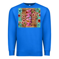 True Royal floral mama Premium Sweatshirt - LillyAllenDesigns