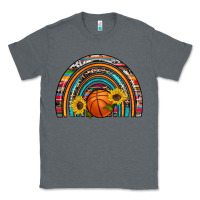 Charcoal Heather basketball rainbow Classic Tee - Artiststas